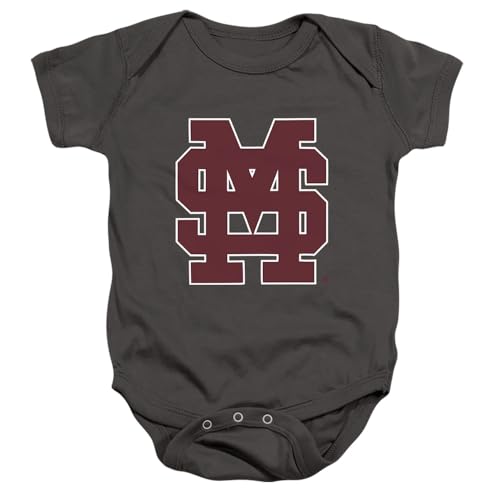 Image of Mississippi State University Official Baseball Logo Unisex Infant Snap Suit for Baby