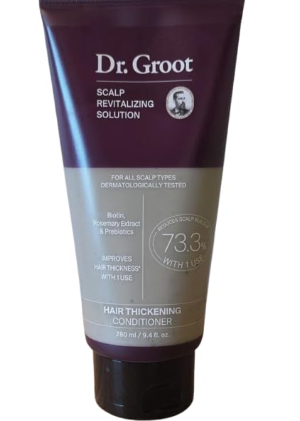 Dr Groot Scalp Soothing with Biotin, Centella, and Prebiotics, Korean Hair Care, Scalp Revitalizing Treatment for Thinning Hair, Sulfate-Free (1 pack Conditioner)