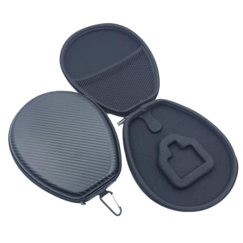 Opatiny Étui rigide en EVA pour casque tour de cou, sac de rangement étanche et résistant aux chocs avec doublure en polaire, pour Sony MDR-EX750BT/Samsung Level...