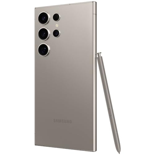 Image of SAMSUNG Galaxy S24 Ultra 5G, US Version, 512GB, Titanium Yellow - Unlocked (Renewed)