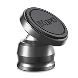 IKOPO Magnetic Phone Car Mount,Strong Magnet Cell Phone Holder Stick On Dashboard with Strongest VHB Adhesive(Black)