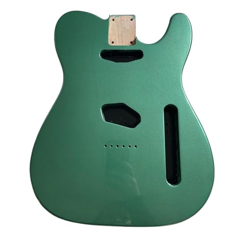 Unfinished Guitar Body DIY Guitar Body Alder Wood Aged Wooden Barrel Gloss Metal Green Piano Baking Paint