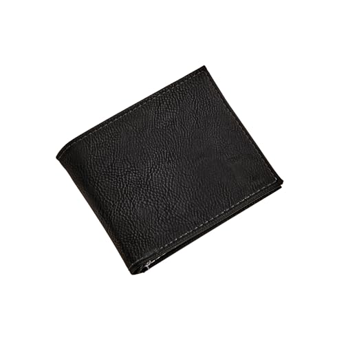 Black Leatherette Bill Fold