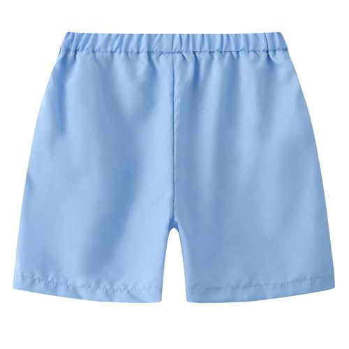 Quick Dry Basketball Shorts for Boys Solid Basic Cotton Sweatpants Kids Active Performance Shorts with Pockets2