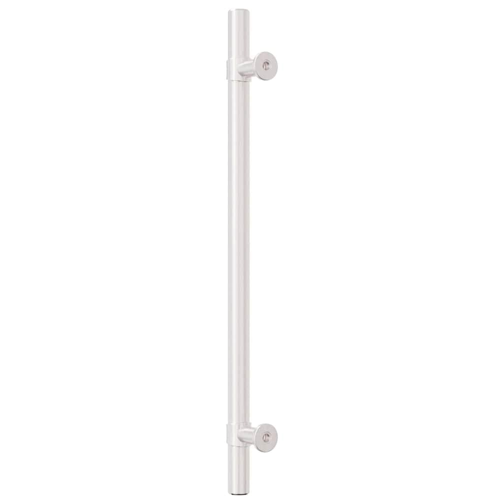 Tiradores de muebles de acero inoxidable, 20 unidades, color plateado, 192 mm, distancia entre cajones, puertas, cocina, cómodas, modernas, antiguas, rústicas, rústicas, para renovar y