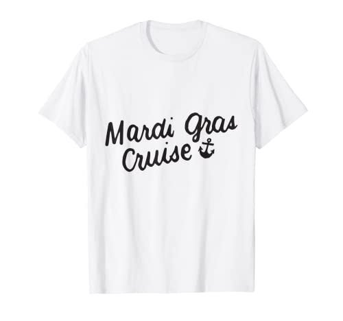 Mardi Gras Cruise Cruising Mask Cruise Ship Party Disfraz Camiseta