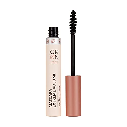 Grn shades of nature 30989 - [green] cosméticos orgánicos mascara extreme volume black granite - volumen y longitud para pestañas - abre los ojos - vegano - 9 ml Cover