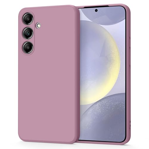 Tobfit Silicone Phone Case Compatible with Samsung Galaxy S24 5G, Soft Protective Smart Phone Back Cover for Women Men, Durable Anti-Scratch Shockproof Phone Cover for Samsung Galaxy S24 (Purple)- Best and cheap mobile covers in India