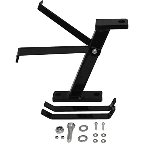 Enganche Enganche de remolque, enganche alto para tractor de césped y jardín, Tractor de jardín Kit de remolque de enganche de tractor de césped, hecho de acero con perno para bicicleta de montaña, co