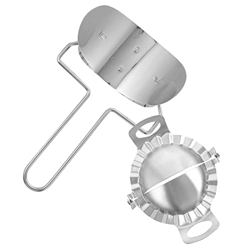 CIYODO 1Set Stainless Steel Dumpling Maker Manual Press Mold Cutter for and More Kitchen Tool for Easy Dumpling Creation and Comfortable Design