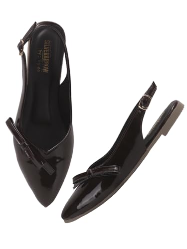 Image of SilverArrow Women's Flosmo Fashion Sandals|Mule Flats with Buckle Closure |Casual Wear