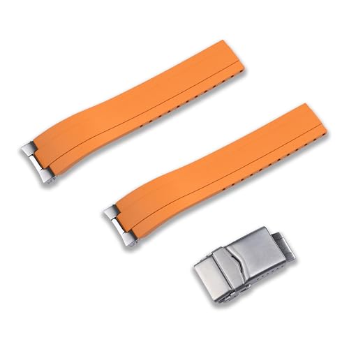 Bracelet montre FKM résistant sueur pour Seiko Speedtimer SSC813