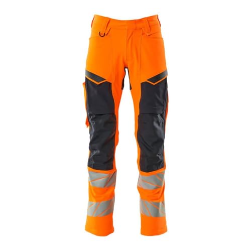 Pantalon stretch imperméable Mascot 19479 bicolore avec poches genoux pour chantier
