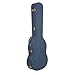 Crossrock Relief Series SG Guitar Case for Gibson SG Style Electric Guitars | Carved Smoke Blue Finish, Monochrome Blue Velvet Interior, Lock (CRW630SGSB)