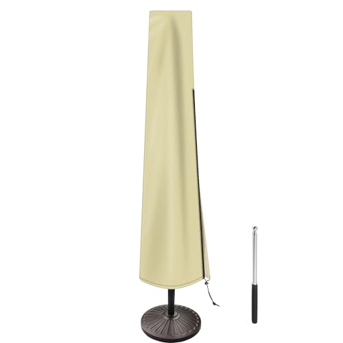 Vainlley YG-010 Patio Umbrella Cover Outdoor Umbrella Cover With Rod Waterproof Durable 420D Polyester Fabric Patio Parasol Umbrella Cover cover