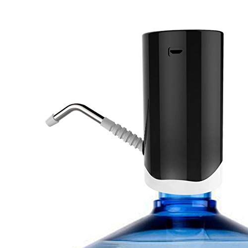 AFGVY Pump For Water Bottle Electric Pump Usb Rechargeable Drinking Water Dispenser Creative Bottled Water Pump Drinkware Kitchen Tool Russian Federation black