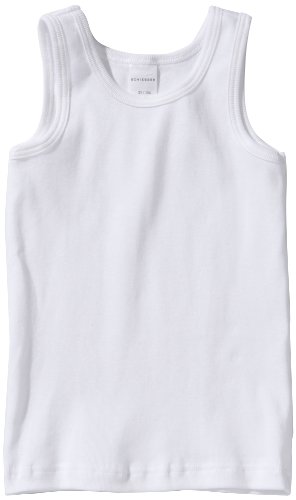 Schiesser Hemd Canottiera, Bianco (Weiß