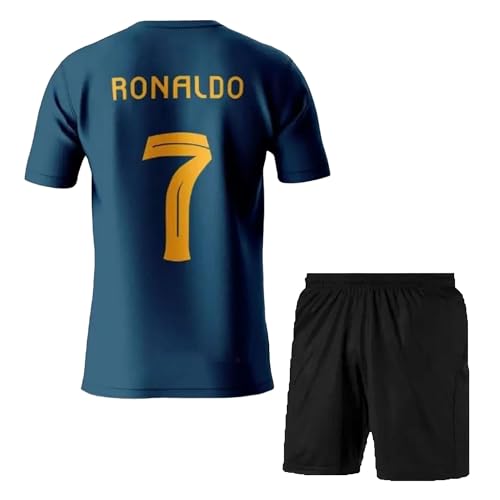 Image of Sports Soccer Home Away Kids Boys Barce Lamine Yamal Football Jersey Boys Set T-Shirt and Shorts