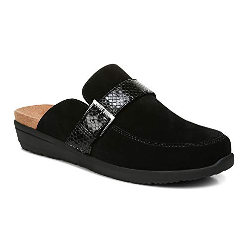 Vionic Women s Magnolia Darla Mule- Ladies Slip-on with Concealed Orthotic Arch Support Black 8 Medium US