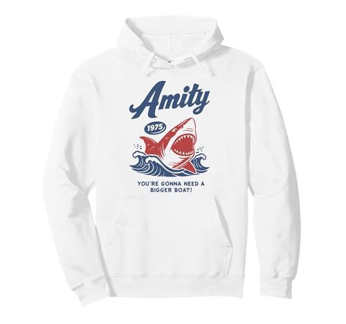 Vintage Amity 1975 Retro Segelboot Sonnenaufgang Sommer Pullover Hoodie