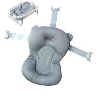 Badewanneneinsatz Baby,Baby Badekissen,Babybadenetzt Baby,Babywanne Neugeborene Einsatz,Babywannen Einsatz,Rutschfestes Badewannenkissen,Verstellbares Badesitznetz,Badesitz Neugeborene