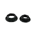 YHXiXi 10PCS Black BSP Plastic Back Nuts Accessories Sink Tap Back Nut for Bathroom Basin Taps Mixers Round Faced Flanged Back Nuts Home Tools