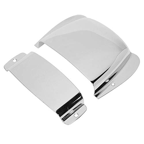 Guitar Pickup Bridge Cover, Zinc Alloy Pickup Bridge Protective Cover Set Upgrade Accessories Guitar & Bass Accessories for Electric Bass Guitar (Silver)