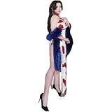 Boa Hancock cosplay costume Halloween costumes cheongsam with cape for women adult (Female M)