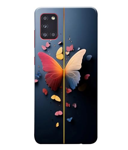 Image of Stylish Butterfly Printed Hard Back Case Cover Compatible for Samsung Galaxy S20 (Multicolor) - D1665