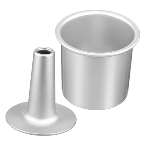 LALADEFIEE Kitchen Aluminum Alloy Heat- Cake Baking Non-stick Hollowed Cake Easy to Clean