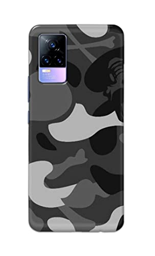 Image of Printed Hard Back Cover Case for Vivo Y73 | Vivo V21e 4G Back Cover (Army Pattern) -1302