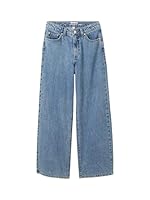 TOM TAILOR Mädchen Kinder Wide Leg Fit Jeans , 10152 - Mid Stone Bright Blue Denim, 176