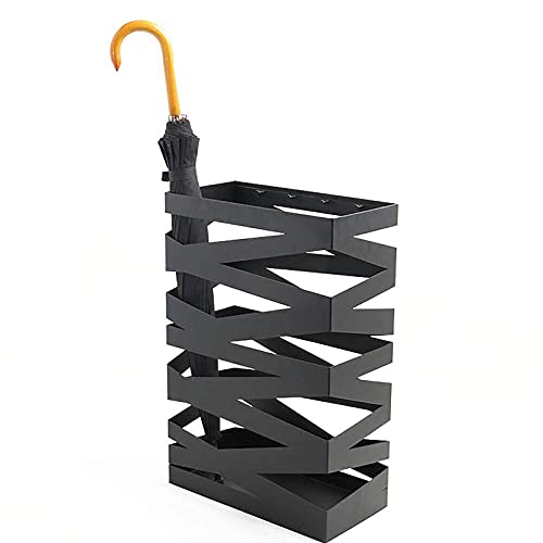 Porte-parapluie métallique pour ranger les cannes dans le couloir - 2