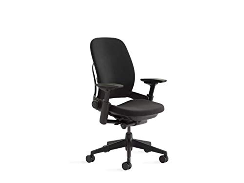 Steelcase Leap Office Chair, Carpet, Cogent/Black