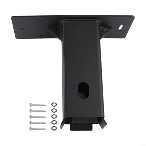 Volakebeing Soporte de pared de enganche resistente para portabicicletas para garaje o uso al aire libre, se adapta a receptor de 2 pulgadas, organizador de pared de acero de alto carbono y carga