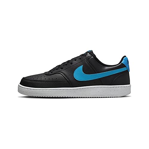 Image of Nike Mens Court Vision Lo Nn Black /Laser Blue-White Running Shoe - 8 UK, (DH2987-005)