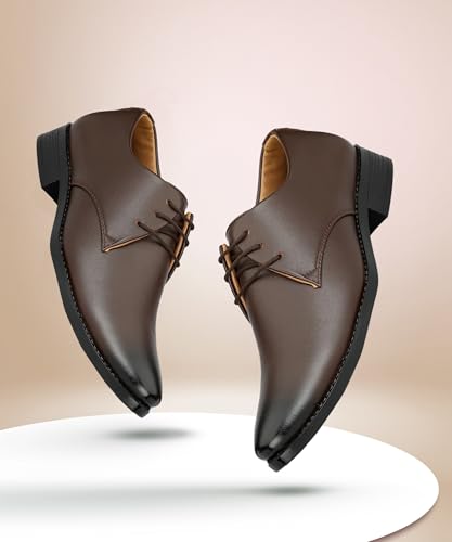 Image of Men's Formal Shoes | Durable and Stylish Derby Shoes for Office and Wedding