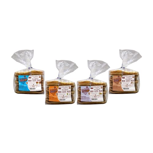 Image of Grainitos Healthy Multigrain Papad, Not Baked Not Fried - its POPPED (Best sellers non spicy) Salted 1, Mix Masala 1, Garlic 1, Jeera Ajwain 1