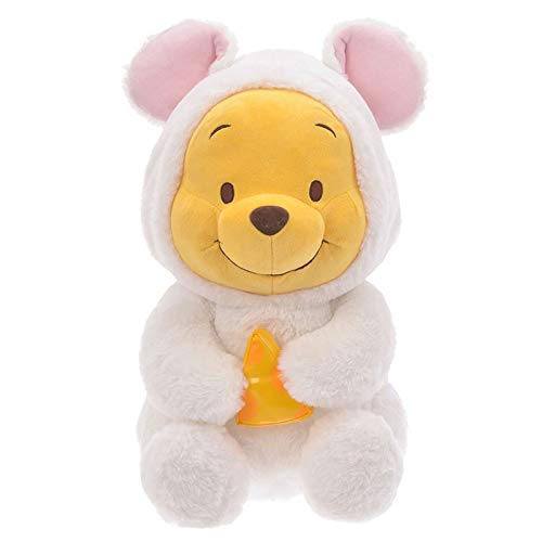 Disney　プーさん モカカラー ぬいぐるみ Mサイズ ディズニーストア モコモコ素材とやさしいモカの色使いがキュートなプーさんの