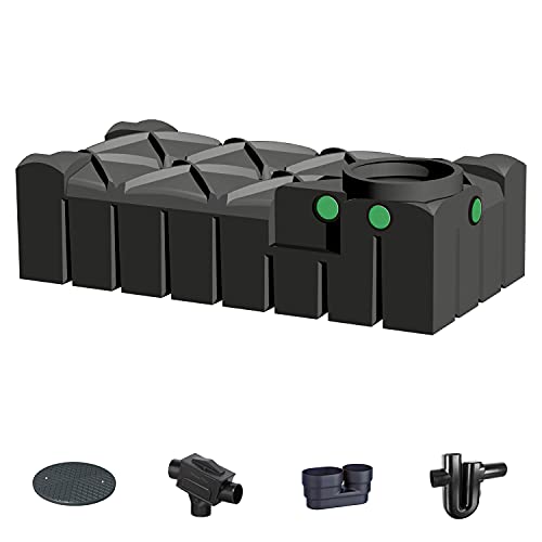 REGENTA Regenwassertank Flachtank Zisterne 1500 Liter PERFEKT für Haus und Garten Cover
