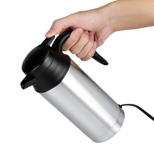 Tetera Eléctrica de Acero Inoxidable 12V 750ml para Auto miniatura 5