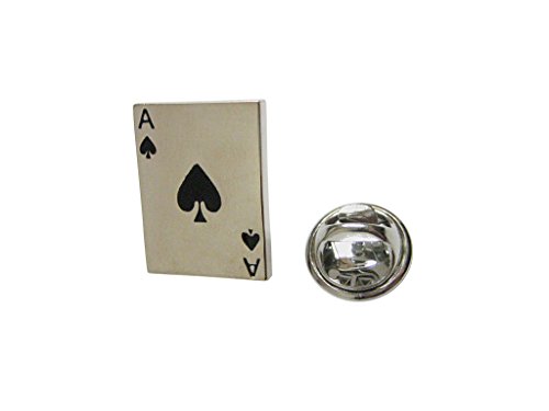 Kiola Designs Shiny Ace of Spades Lapel Pin