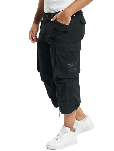 Brandit Industry Vintage 3/4 Shorts, color: black, size: L