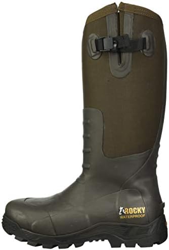 Rocky Men's Sport Pro Pull-On Rubber Snake Boot Knee High, Brown, 8 M US | Image 7
