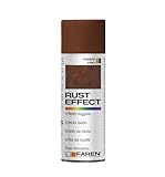 FAREN RUST EFFECT, Vernice Effetto Ruggine di alta qualità, Finitura Decorativa Realistica per Interni ed Esterni, Protegge e Trasforma le Superfici, 400ml (1 Pz)