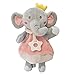 Inchant Suave Manta de Elefante de Juguete para bebé, Manta cómoda con mordedor, Suave Manta de Seguridad, marioneta de Mano para bebé, Suave edredón de Juguete, Regalo para niño o niña