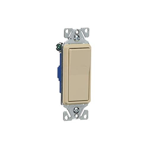 Image of Eaton 7501V 15-Amp 120-Volt Single-Pole Decorator, Ivory