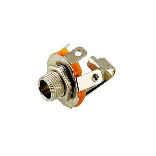 Presda Jack Goobay 11095 - Connettore Mono 6.35 Mm Da Pannello Nero Con Interruttore Incorporato - Foto 5