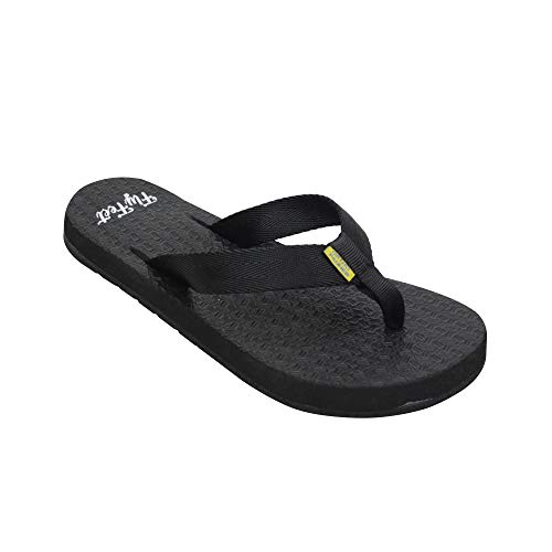 Sandália Fly Feet Feminina, Ortho Pauher, Preto, 37/38