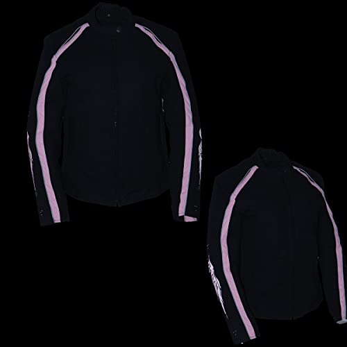 Image of Milwaukee Leather Women's Textile Classic Crossover Motorcycle Riders Jacket - All Year Wear